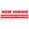 Signmission Now Hiring Warehouse Workers Banner Apply Inside Accepting Application Single Sided B-30321 - alternate 1